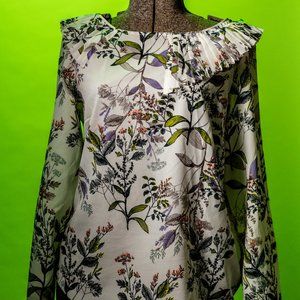 Banana Republic shirt / Chiffon Blouse / Easter / Spring 2023 / Work clothes